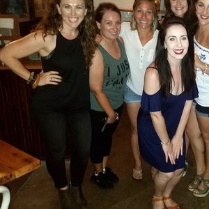 Old Navy black boyfriend jeans.